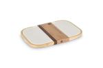 InSideOut folding basket with lid Sogne 38 x 26 x 25cm rPET Ecru