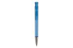 Kugelschreiber Avalon Transparent mit Metallspitze Transparent blau