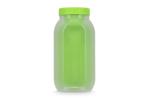 All-in-One Lunch Bowl Container with Sauce Compartment & Spoon-fork Light green