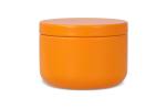 Asana unparfümierte Kerze auf Pflanzenbasis in recycelter Dose Orange