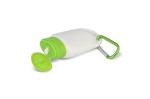 Sonnenschutzlotion mit Karabiner SPF30 aus recyceltem Material 30ml Hellgrün