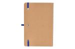 Notizbuch mit flexiblem Einband Kraftpapier A5 Blau