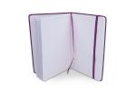 Notebook A5 PU with grid dot pages Purple