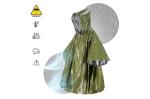 Outdoor Survival 2-in-1 Thermal Poncho Green