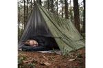 Outdoor survival compact emergency shelter tent Green