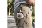 Nylon Earphones Pouch 6.5 x 6 cm Fawn