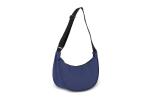 PU-coated R-PET 600D half moon sling bag 20L Dark blue