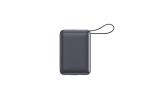 Nova Powerbank 22,5 W Power Delivery mit integrierten Kabeln 20000 mAh Dunkelgrau