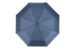 Taman Pongee 21" Faltbarer windproof Regenschirm Auto open & close Dunkelblau