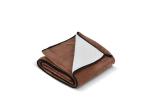 Vliesdecke 120×150 cm, 500 g/m² Korallenvlies, sublimationsdruckfähig. Taupe