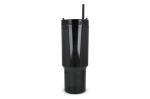 Miami mug with handle Transparent 1.2 L R-PET Transparent black