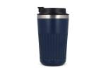 Recycled Stainless steel Thermo coffee to go 400ml Dark blue