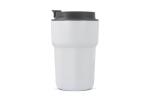 T-ceramic thermo mug with lid Zambezi 350ml White