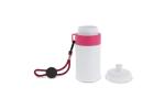 Sports bottle with edge and cord 500ml Light pink