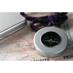 Target nautical compass Flat silver