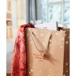 SPARKLE Gift paper bag with pattern Goldyellow