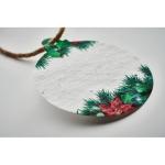 BAUSEED Seed paper Xmas ornament White