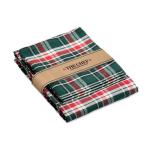 SANTABLE Chequer cotton tablecloth set Multicolor