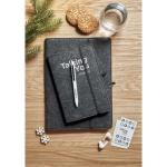 FELTBOOK DIN A5 Notizbuch RPET-Filz Steingrau