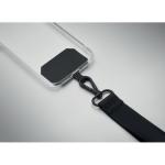 CELESTE Polyester phone wrist strap Black