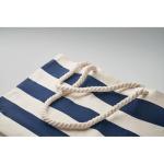 HEAVEN STRIPE Cotton beach bag 220 gr/m² Aztec blue