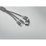 BLUE 4 in 1 charging cable type C Titanium