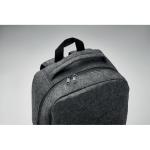 LLANA 13" Laptop Rucksack RPET-Filz Steingrau