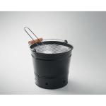 BBQTRAY Portable bucket barbecue Black
