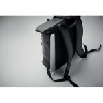 BAI ROLL 15" Rolltop-Rucksack PU Schwarz