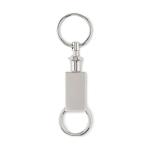 KEYSPLIT Pull apart split key ring Flat silver