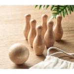 BOLITO Mini-Bowling-Set Kiefernholz Holz