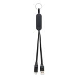 CABO 60W cable keyring recycled ABS Black