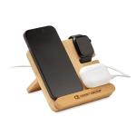 BOOGAR 3in1 faltbare Ladestation 15W Holz