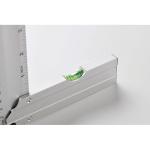 MEJURE Aluminium level ruler 30 cm Silver