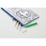 KIDDO Pencil case with markers Bright royal