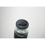 BOROSIP Trinkglas Borosilikat 550ml Schwarz