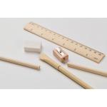 MEJU Paper tube stationery set Fawn