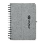 STRATA A5 notebook with phone holder Convoy grey