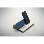 STRATA A5 notebook with phone holder Aztec blue