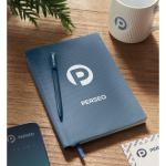 NOTA A5 PU notebook with pen Navy