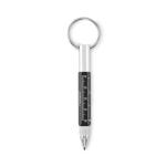 TWEN Key ring with twist action pen Black