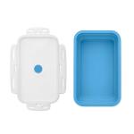 KOLAPSO Collapsible silicone lunch box Light blue