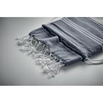 Hammam towel drawstring set Aztec blue