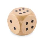 DADO Schima wooden dice 5cm dia Timber