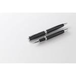 LYON SET Ball pen and roller set Black