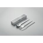 MESTECK Stainless steel cutlery set Convoy grey