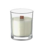 KIVAS WOOD Plant based wax candle 80 gr Transparent