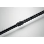 NOLE ONE Teleskop-Wanderstock Schwarz