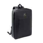 NOVIX 15" Hartschalen-RPET-Rucksack Schwarz