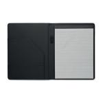 PROFILE4 A4 portfolio with notepad Black